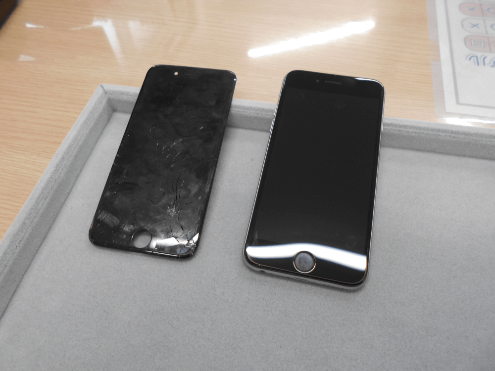 どこよりも安く！iPhone６ガラス交換修理を行いました！(^_^)v