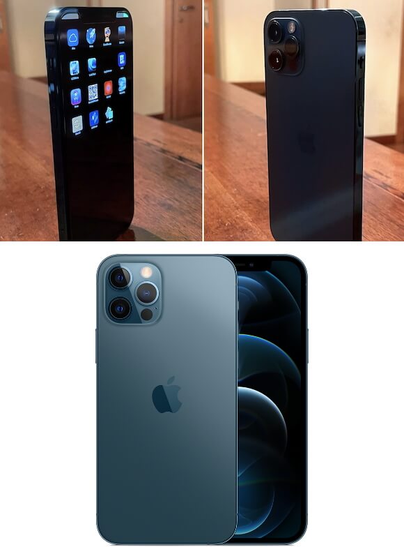 iPhone12Proのプロトタイプ(試作モデル)は青の色味が濃かったようです！(^-^) | 倉敷でiPhone(アイフォン)修理と言えば